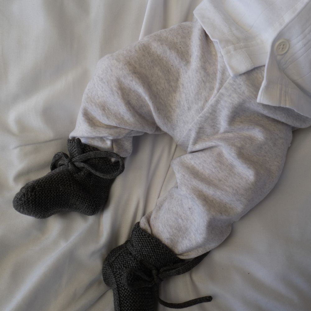 Tothemoon ☾ - Baby pants - Organic cotton - Light grey
