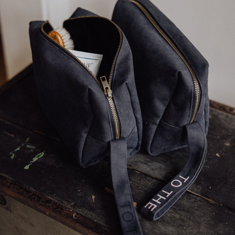 Tothemoon ☾ Tothemoon ☾ - Pouch - 100% Cotton Black print