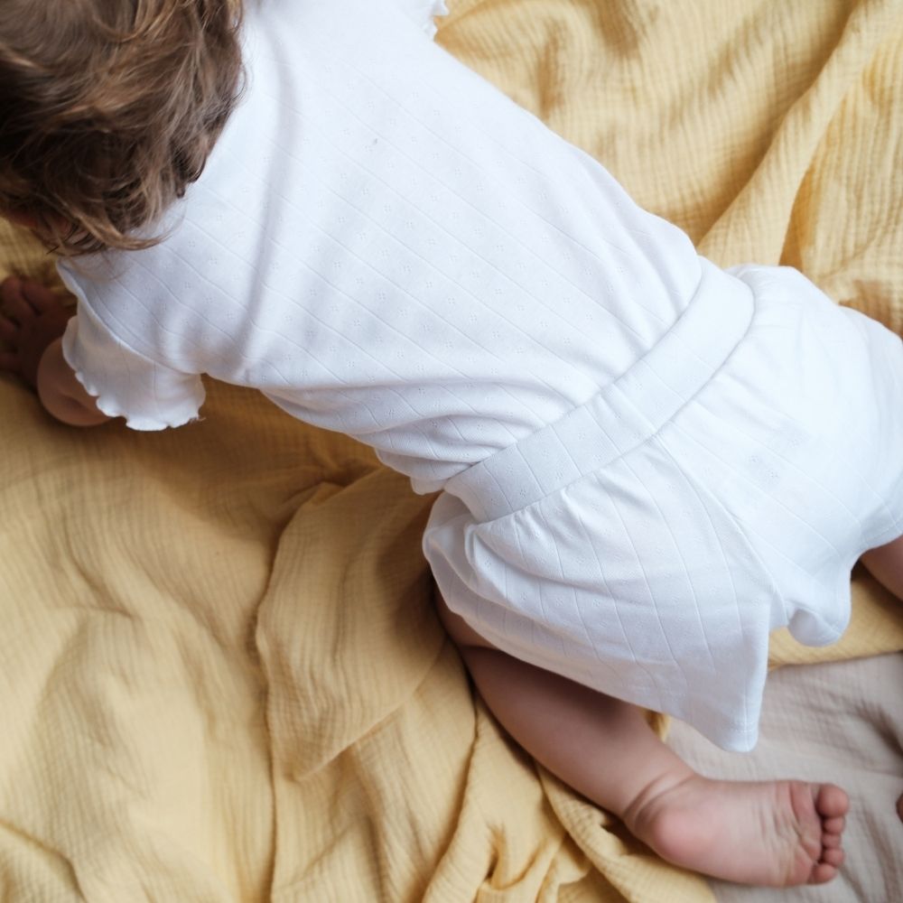 Shorts - Organic cotton - Pointelle