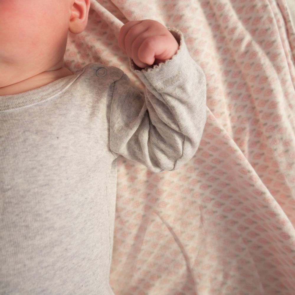 Tothemoon ☾ - Body - Long sleeve - Organic cotton - Light grey