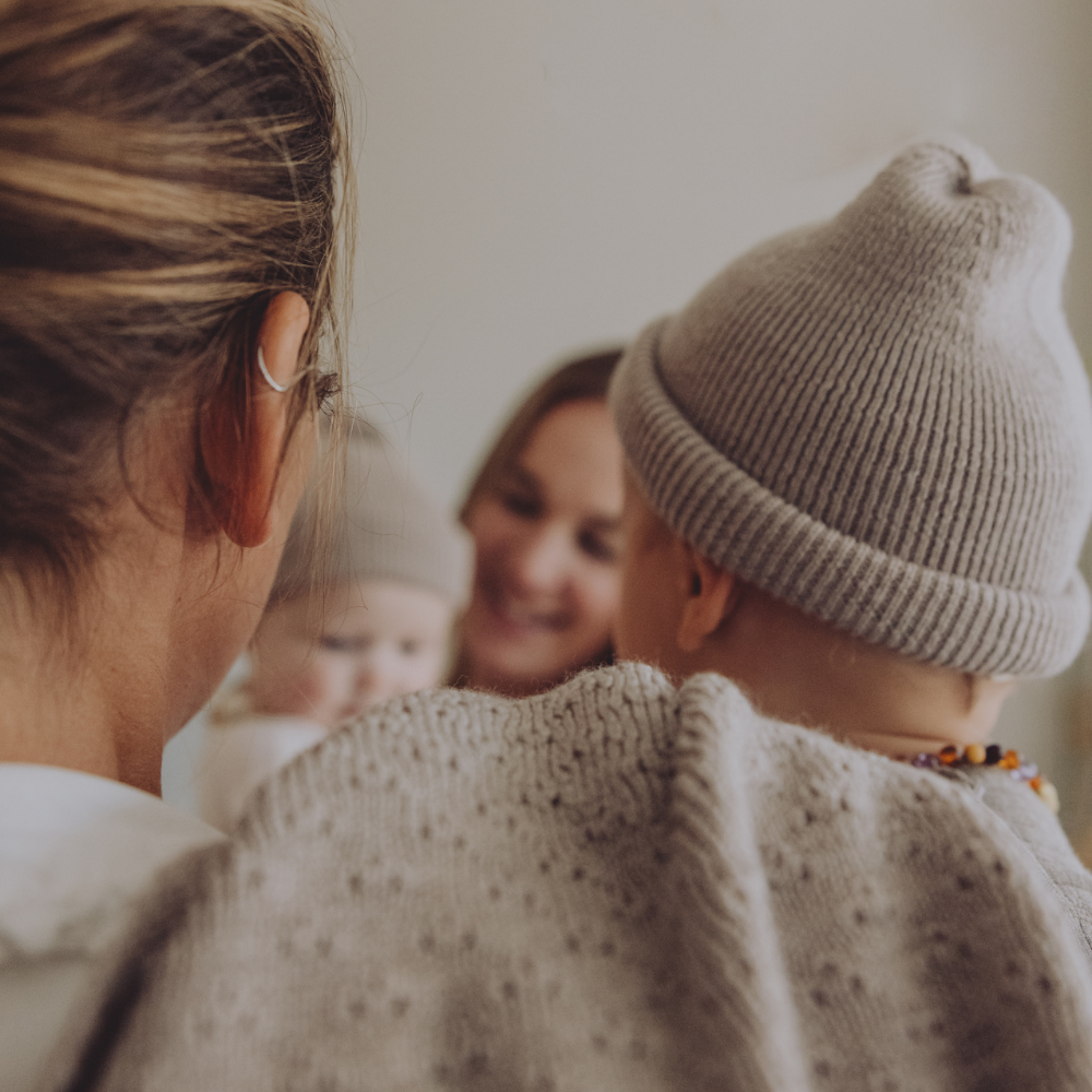 Hvid Hvid x Zoen voor Gust - Newborn beanie - 100% Merino wool - Sesame Baby en peuter Default Title