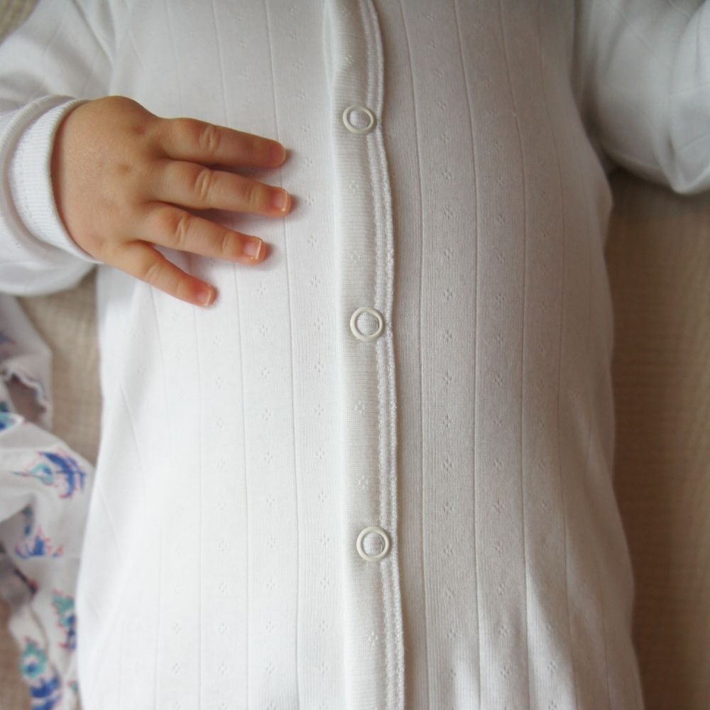 Jumpsuit - Organic cotton - Pointelle