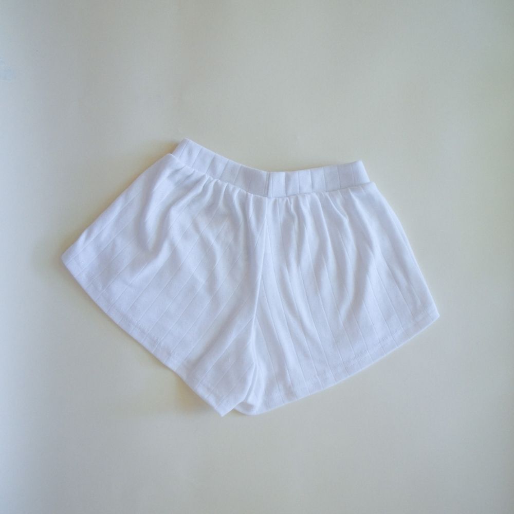 Shorts - Organic cotton - Pointelle