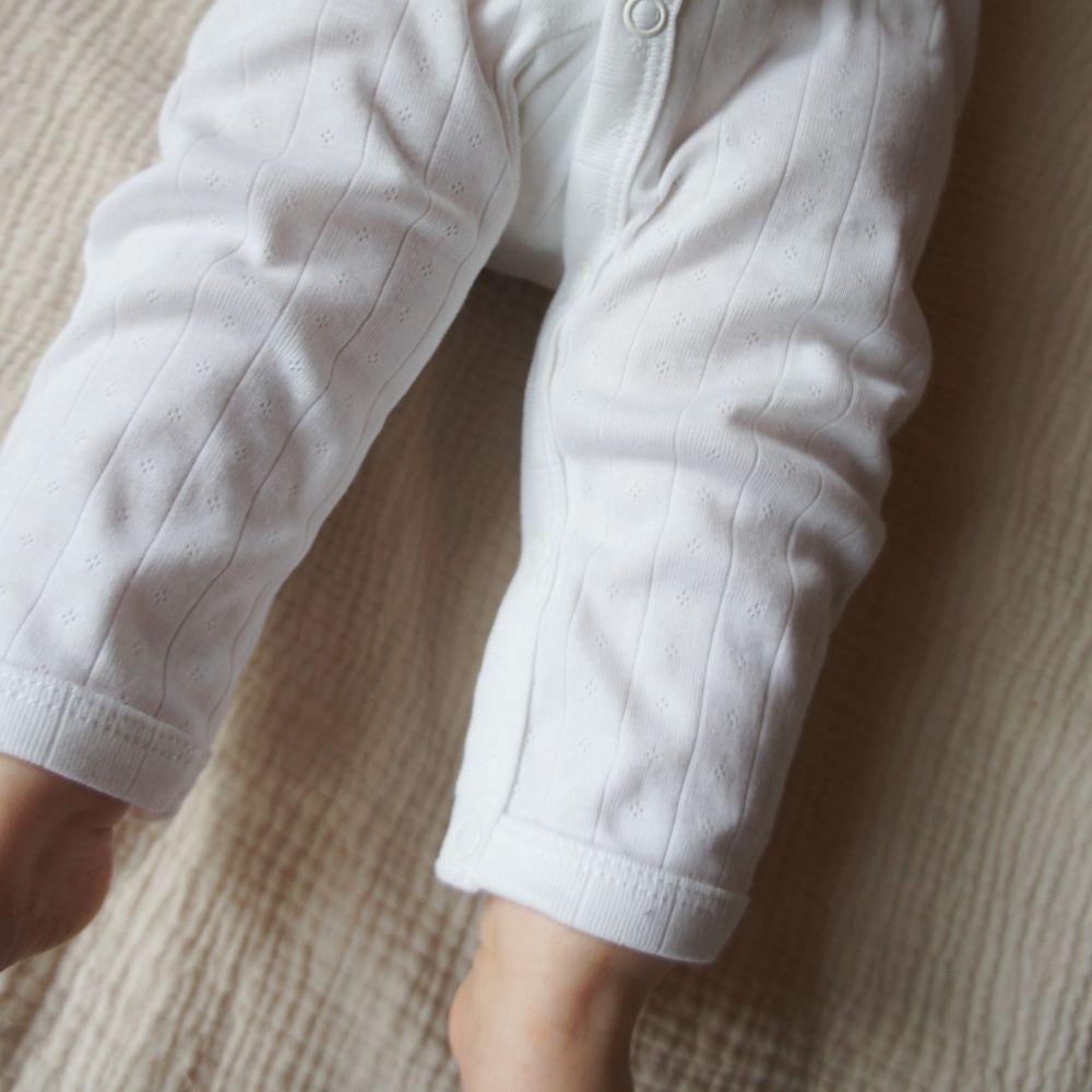 Jumpsuit - Organic cotton - Pointelle
