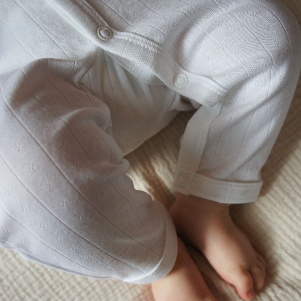 Jumpsuit - Organic cotton - Pointelle