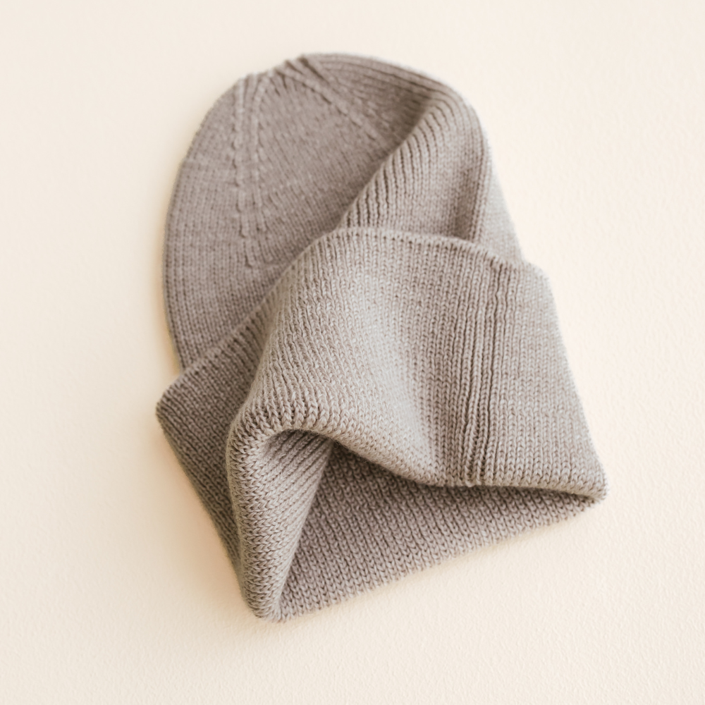 Hvid Hvid x Zoen voor Gust - Newborn beanie - 100% Merino wool - Sesame Baby en peuter Default Title