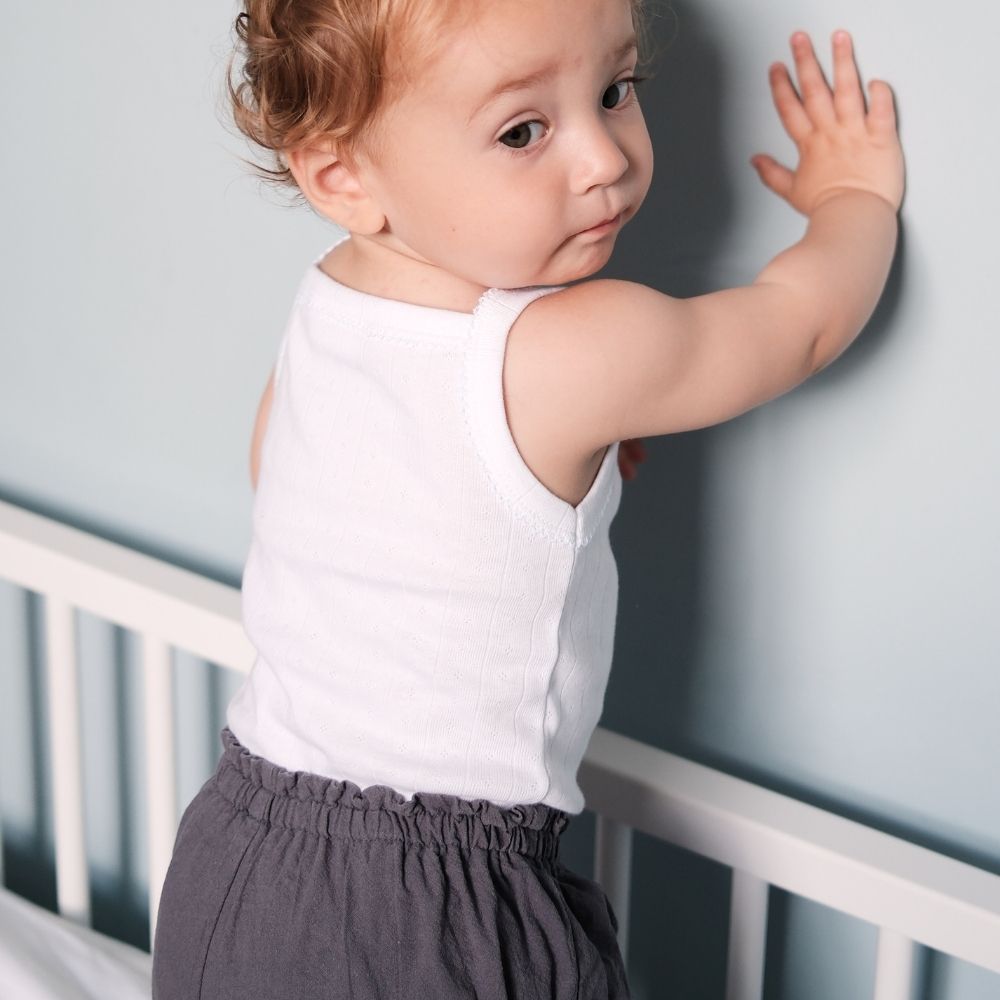 Strap body - Organic cotton - Pointelle