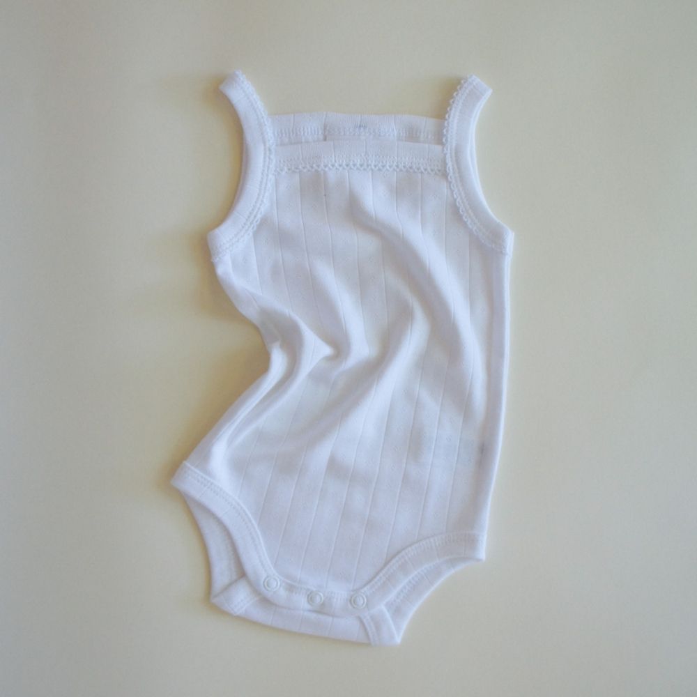 Strap body - Organic cotton - Pointelle
