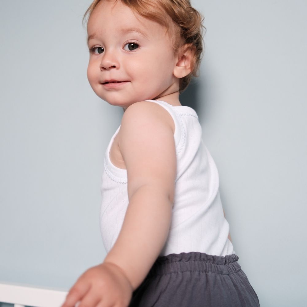 Strap body - Organic cotton - Pointelle