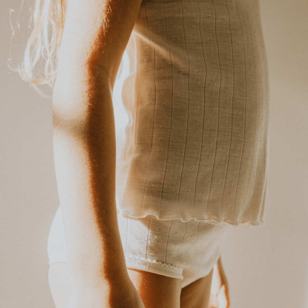 Tothemoon ☾ Tothemoon ☾ - Undies - Wool & silk - Pointelle - 2-pack Clothing 86/92