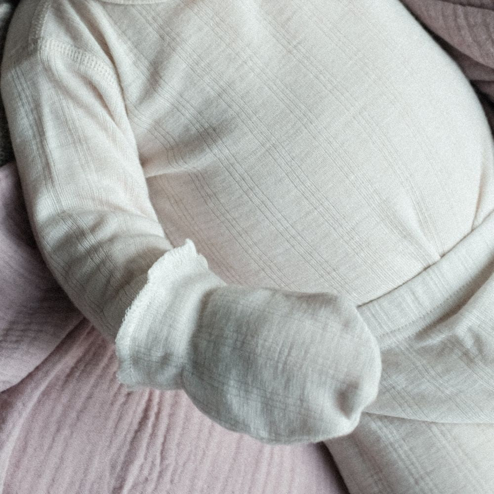 Tothemoon ☾ Tothemoon ☾ - Newborn Scratch Mittens - 100% Wool - Moonbeam Accessoires Default Title