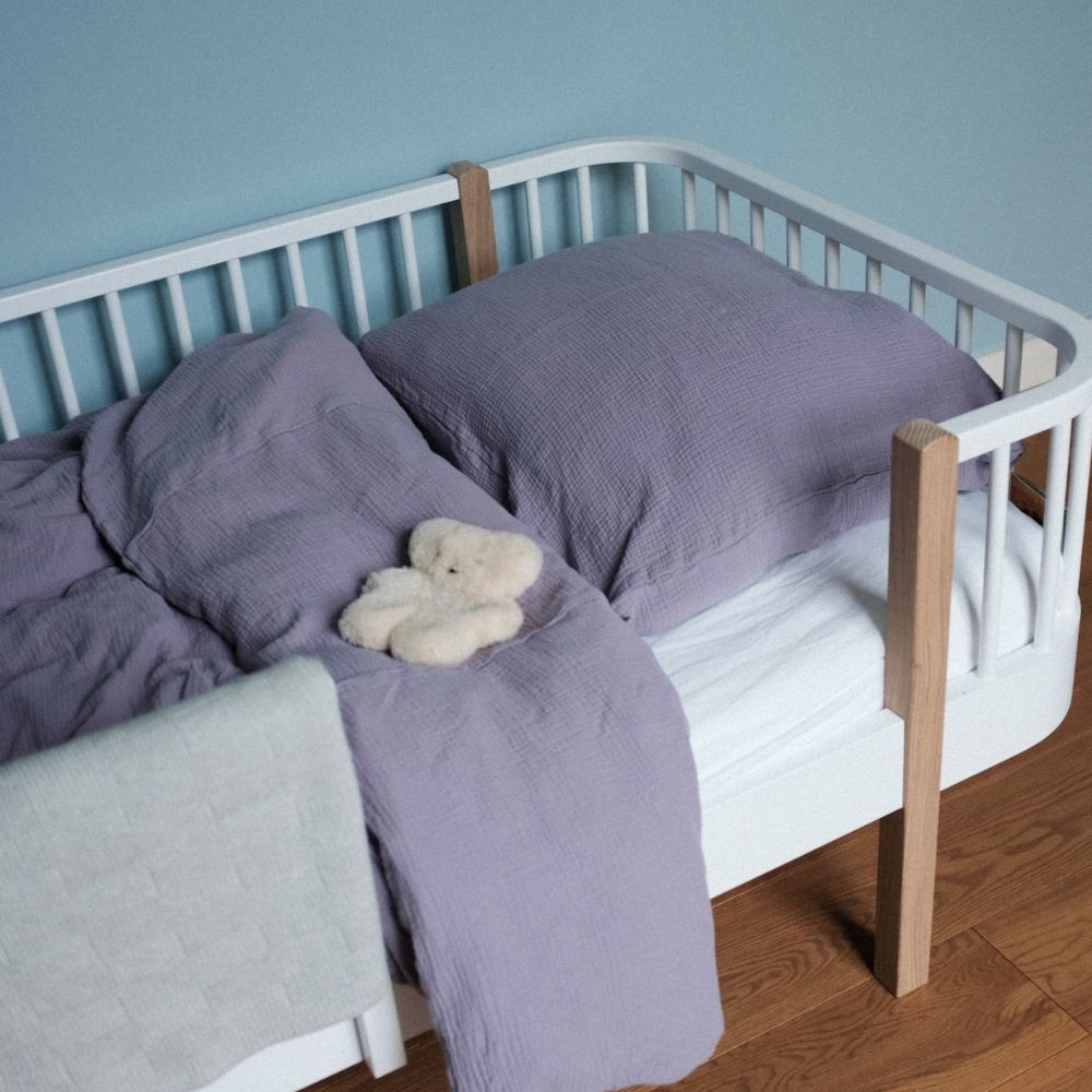 Muslin bedding - Single duvet cover & pillowcase - 100% Cotton - 140X200cm