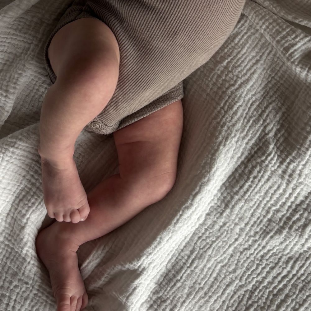 Collar Body - Long sleeve - 100% Wool - Rib - Taupe