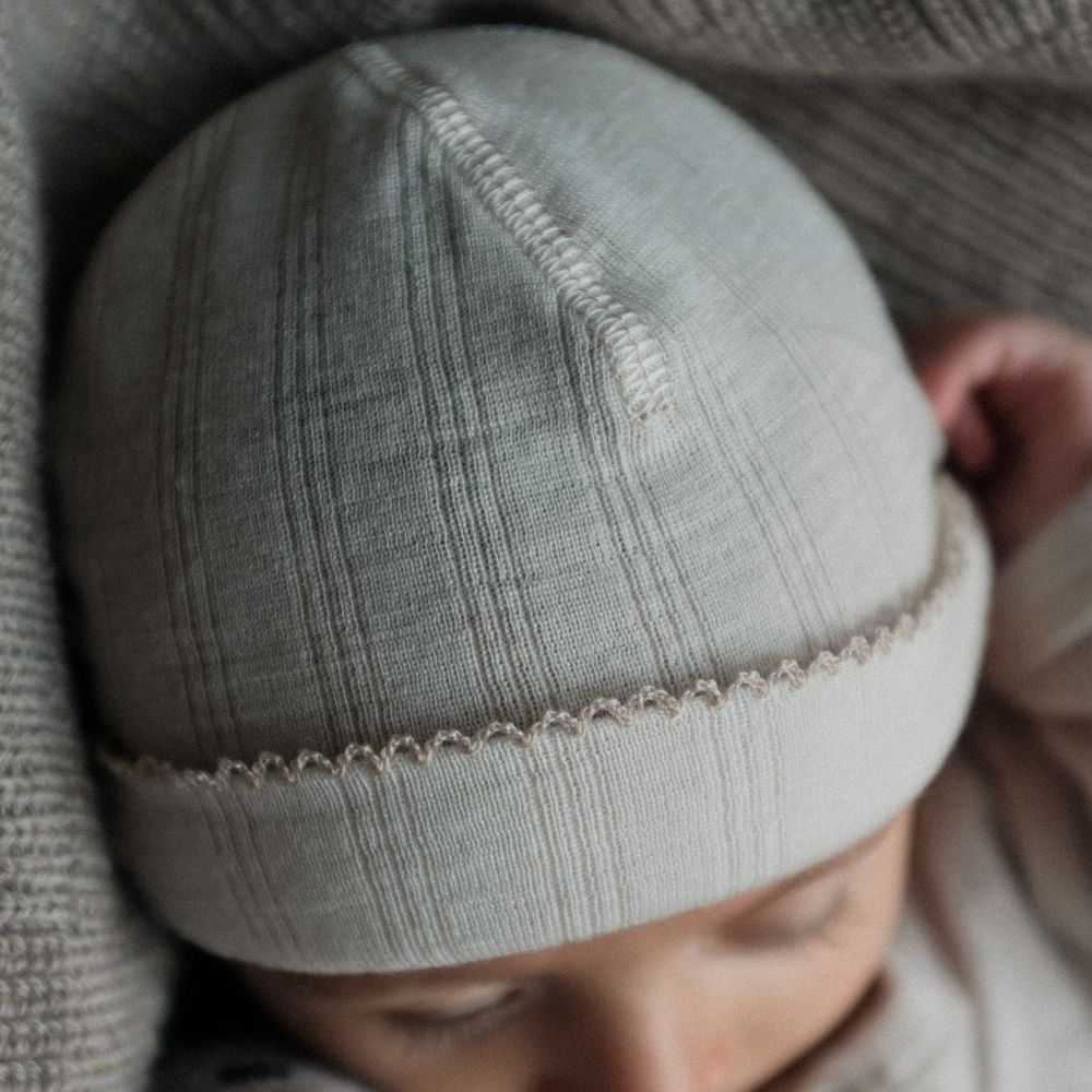 Tothemoon ☾ Tothemoon ☾ - Newborn Beanie - 100% Wool - Moonbeam Clothing 34cm
