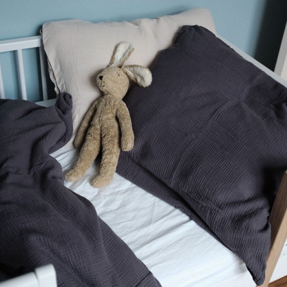 Muslin bedding - Single duvet cover & pillowcase - 100% Cotton - 140X200cm