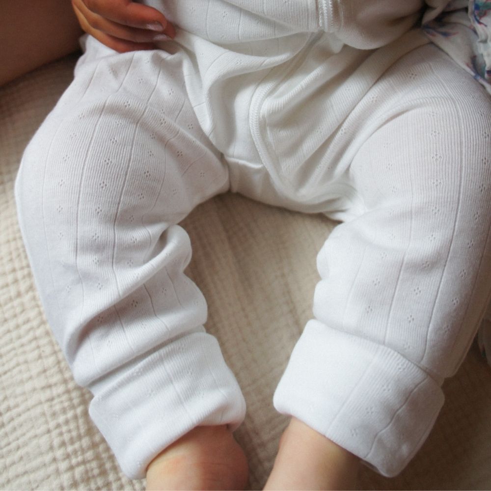 Sleep suit - 2 in 1 Foot - With zipper - Organic cotton - Pointelle