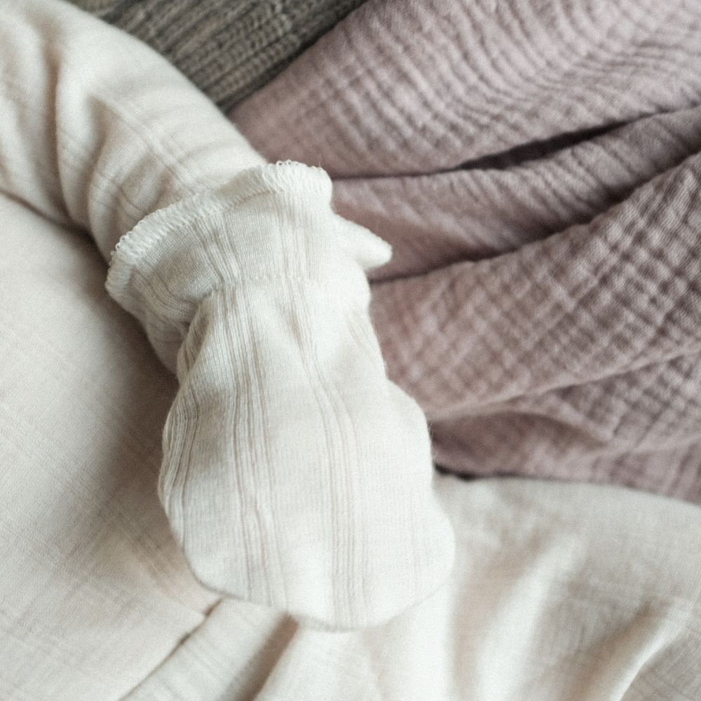 Tothemoon ☾ Tothemoon ☾ - Newborn Scratch Mittens - 100% Wool - Moonbeam Accessoires Default Title