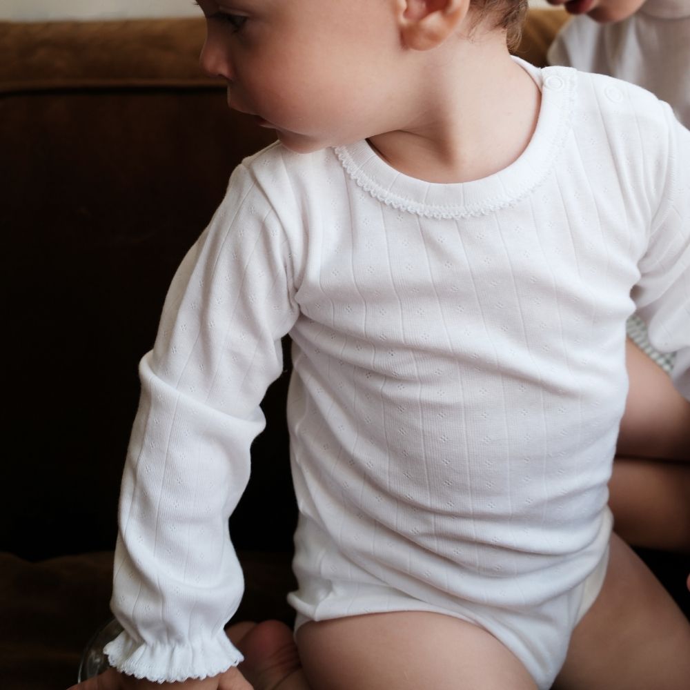 Body - Long sleeve - Piquette Endings - Organic cotton - Pointelle