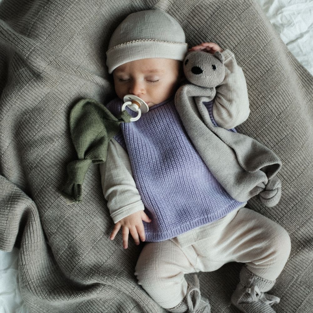 Tothemoon ☾ Tothemoon ☾ - Newborn Beanie - 100% Wool - Moonbeam Clothing 34cm