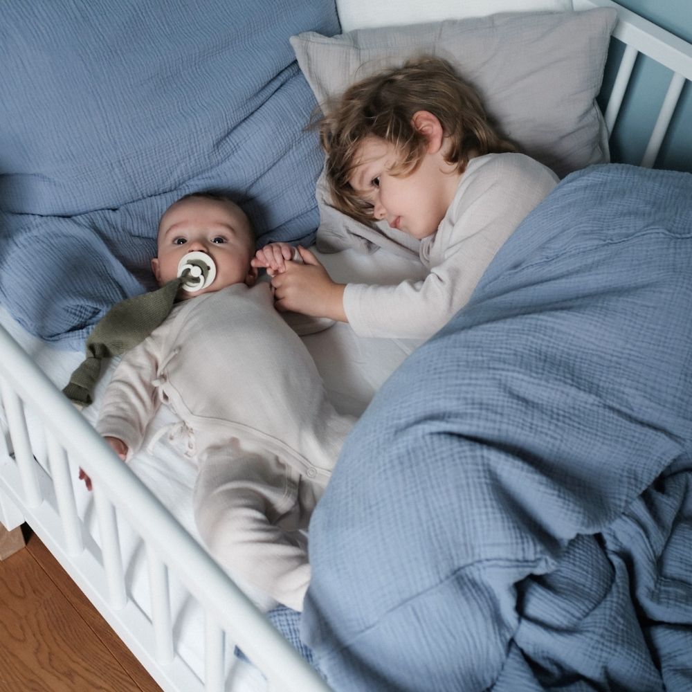 Muslin bedding - Single duvet cover & pillowcase - 100% Cotton - 140X200cm