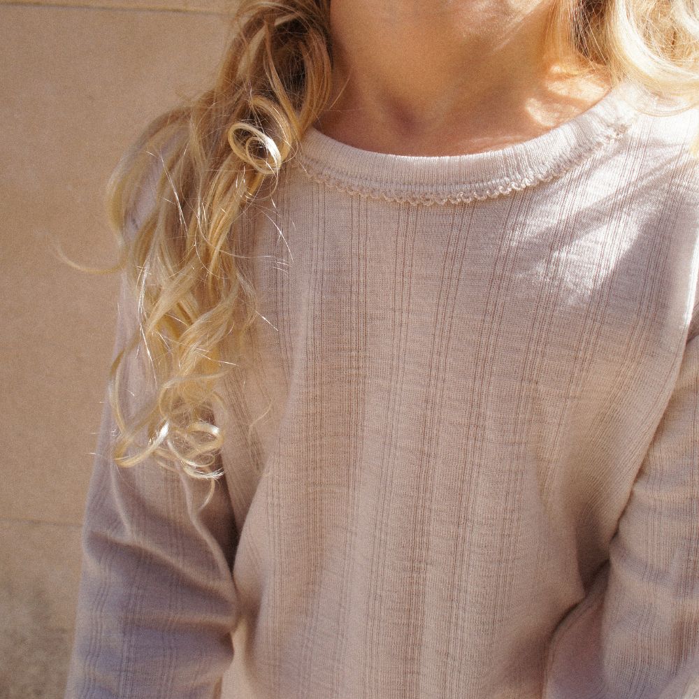 Tothemoon ☾ Tothemoon ☾ - Shirt - Long sleeve - 100% Wool - Moonbeam Clothing 86/92