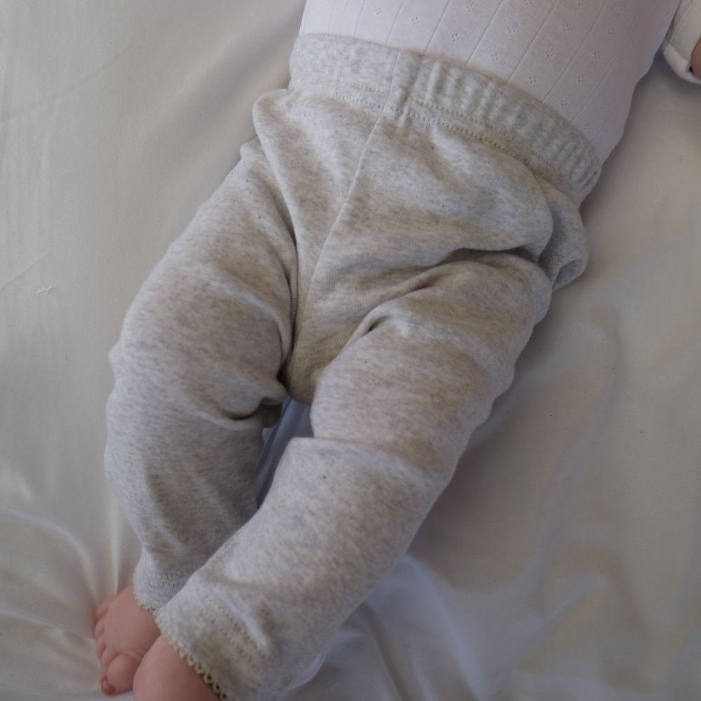 Tothemoon ☾ - Baby pants - Organic cotton - Light grey