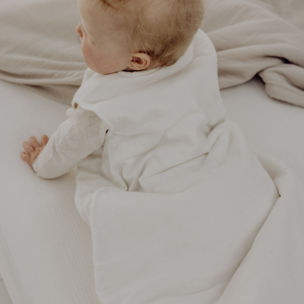 Tothemoon ☾ Tothemoon ☾ - Sleeveless quilted sleeping bag - 100% Cotton outer & filling 3-9 months