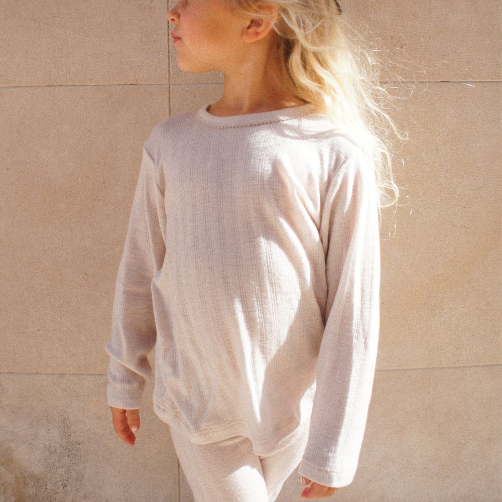 Tothemoon ☾ Tothemoon ☾ - Shirt - Long sleeve - 100% Wool - Moonbeam Clothing 86/92