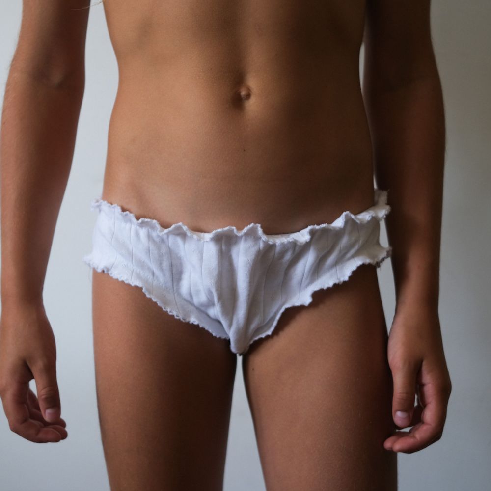 Undies with piquette - Organic cotton - Pointelle - 1 pack