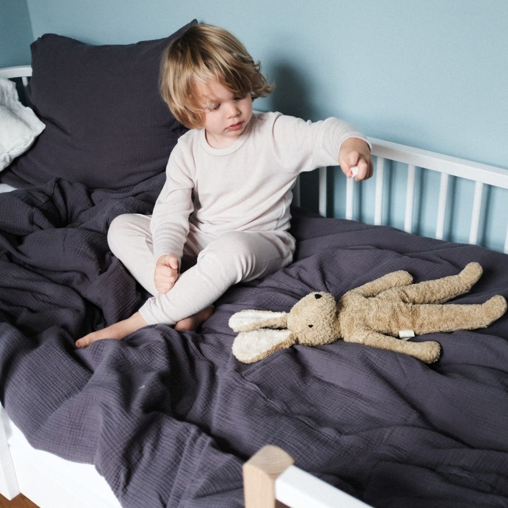Muslin bedding - Single duvet cover & pillowcase - 100% Cotton - 140X200cm