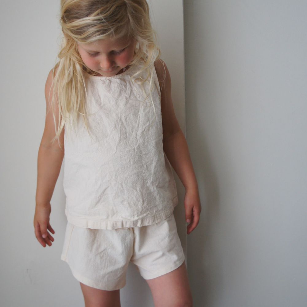 Badu shorts - 100% Cotton - Handmade in Holland - Butter