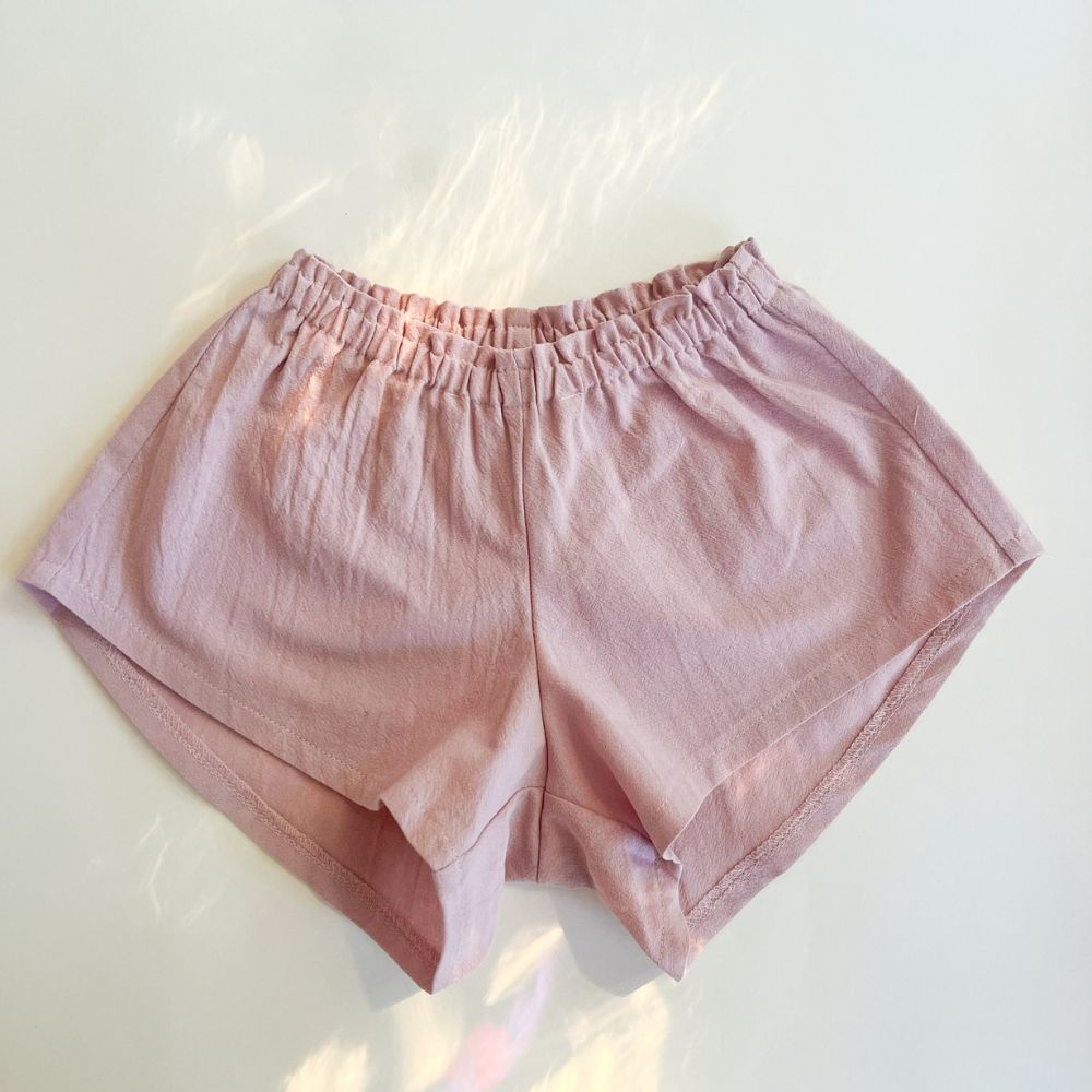 Badu shorts - 100% Cotton - Handmade in Holland - Old Rose