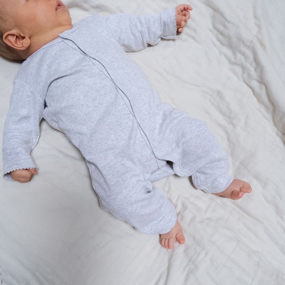 Tothemoon ☾ - Jumpsuit - 100% Organic cotton - Light grey