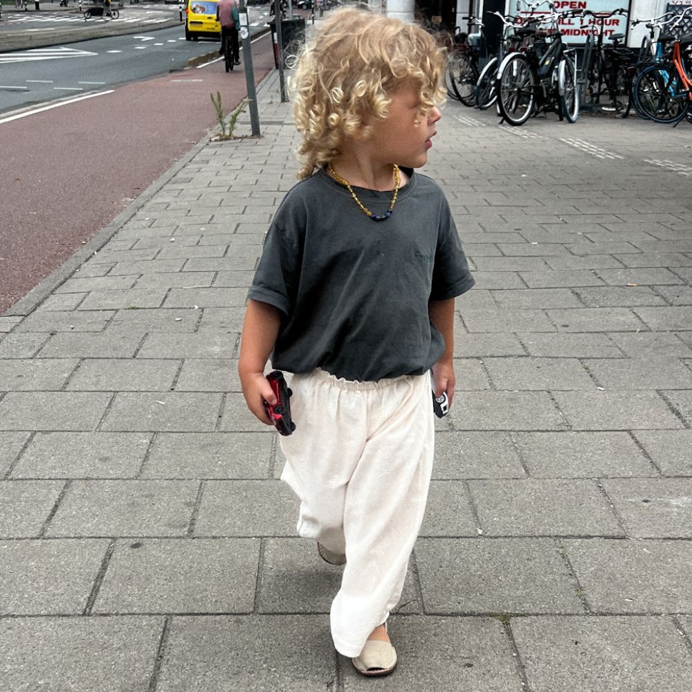Tony pants - 100% Cotton - Handmade in Holland - Butter