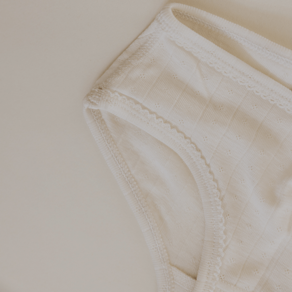 Tothemoon ☾ Tothemoon ☾ - Undies - Wool & silk - Pointelle - 2-pack Clothing 86/92