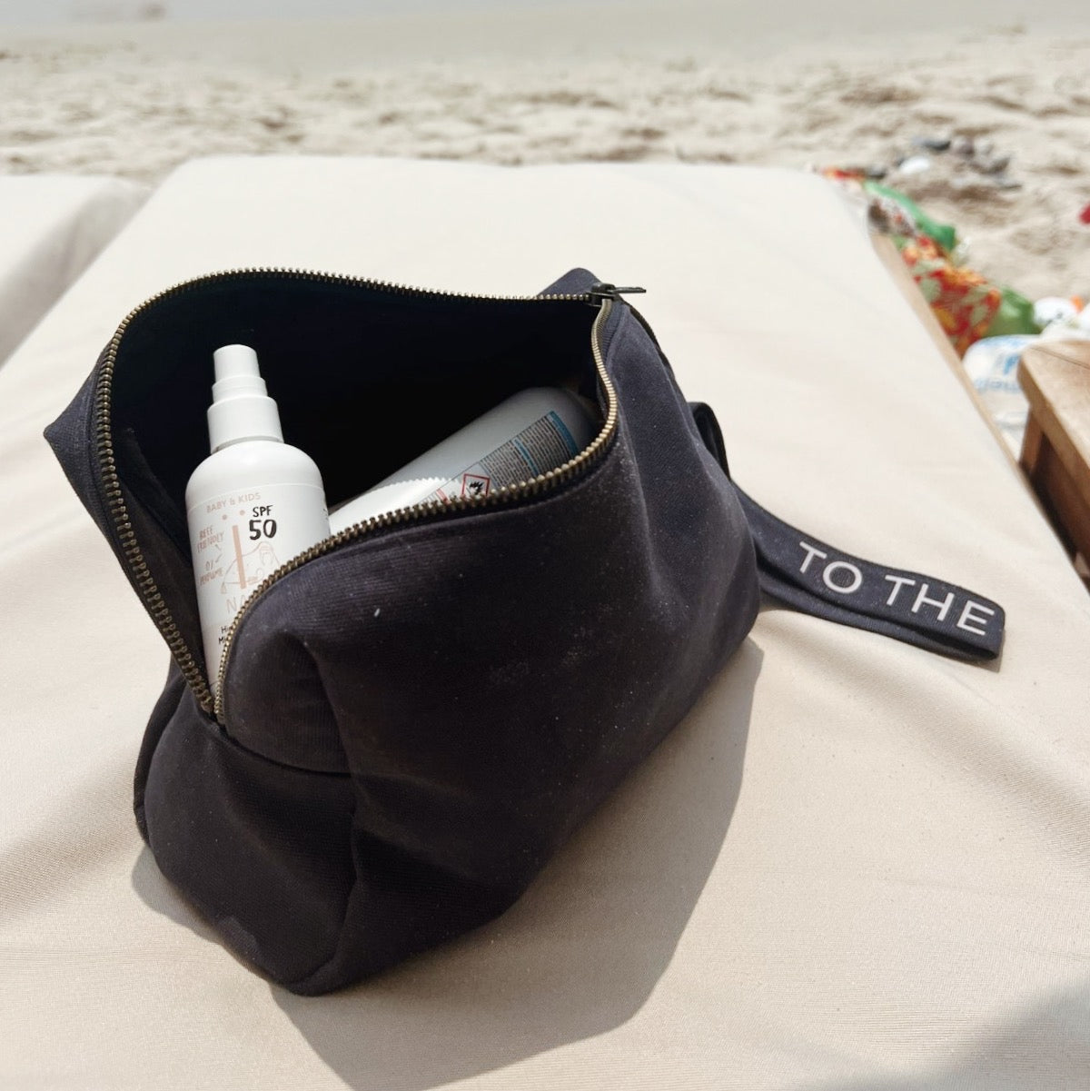 Tothemoon ☾ Tothemoon ☾ - Pouch - 100% Cotton Black print