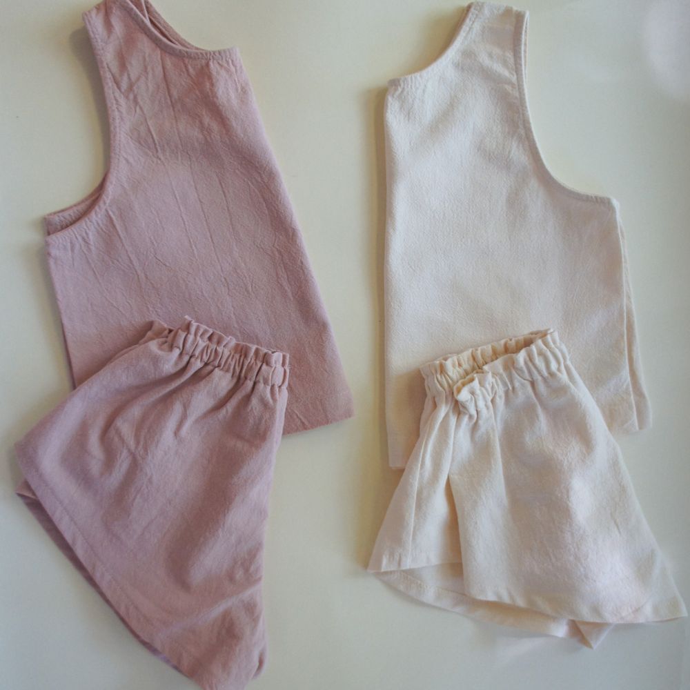 Badu shorts - 100% Cotton - Handmade in Holland - Butter