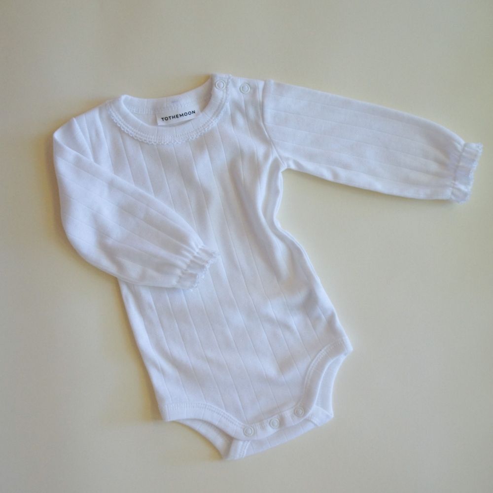 Body - Long sleeve - Piquette Endings - Organic cotton - Pointelle