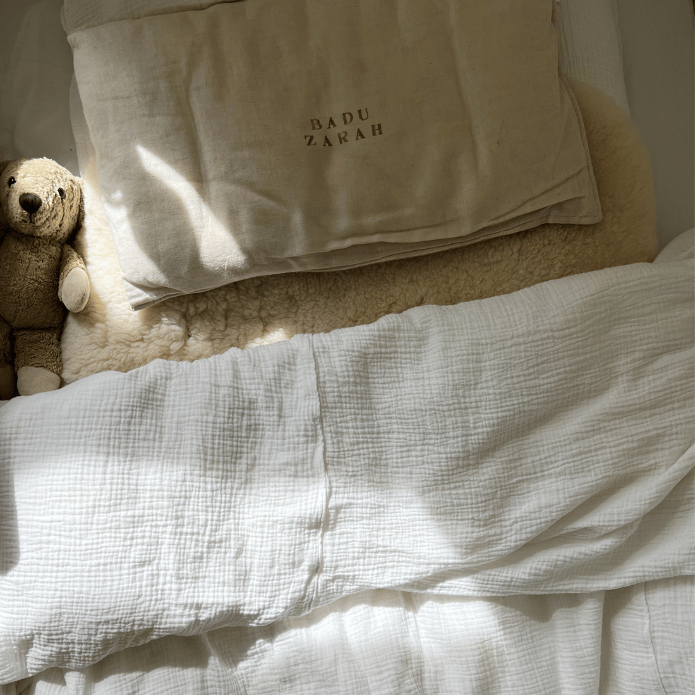 Muslin bedding - Single duvet cover & pillowcase - 100% Cotton - 140X200cm