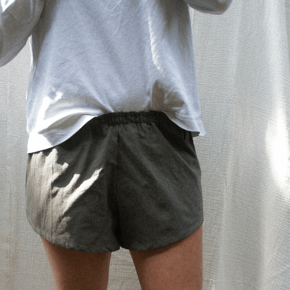 Tothemoon ☾ Tothemoon ☾ - Eve shorts - For you - 100% Cotton - Handmade in Holland Clothing Dark Olive / Small