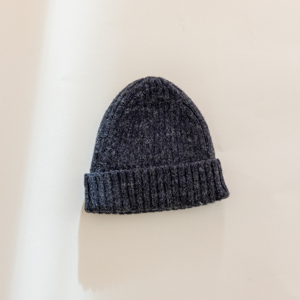 Tothemoon ☾ Beanie - 100% wool - Handmade in Portugal - For you & Mini Outerwear Dark Grey / Baby (0-1 Years)