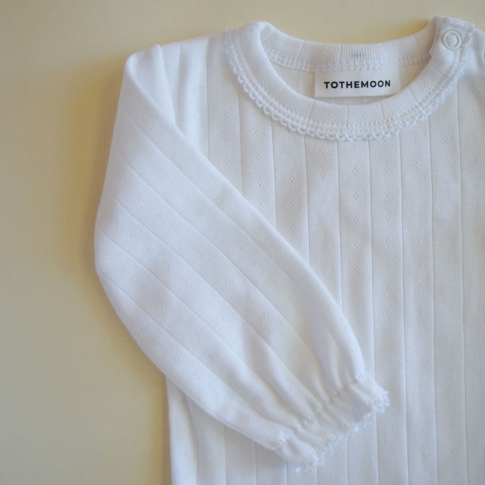 Body - Long sleeve - Piquette Endings - Organic cotton - Pointelle