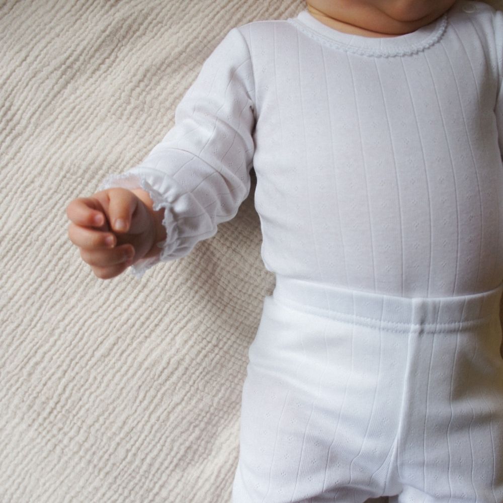 Body - Long sleeve - Piquette Endings - Organic cotton - Pointelle