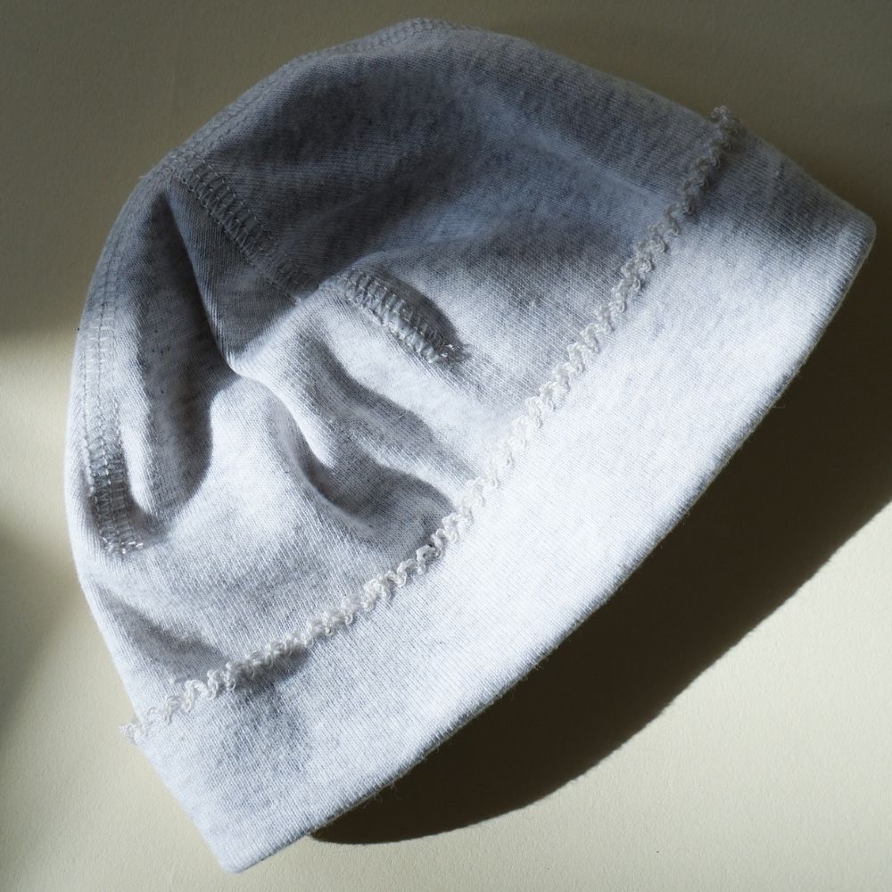 Tothemoon ☾ - Newborn beanie - Organic cotton - Light grey