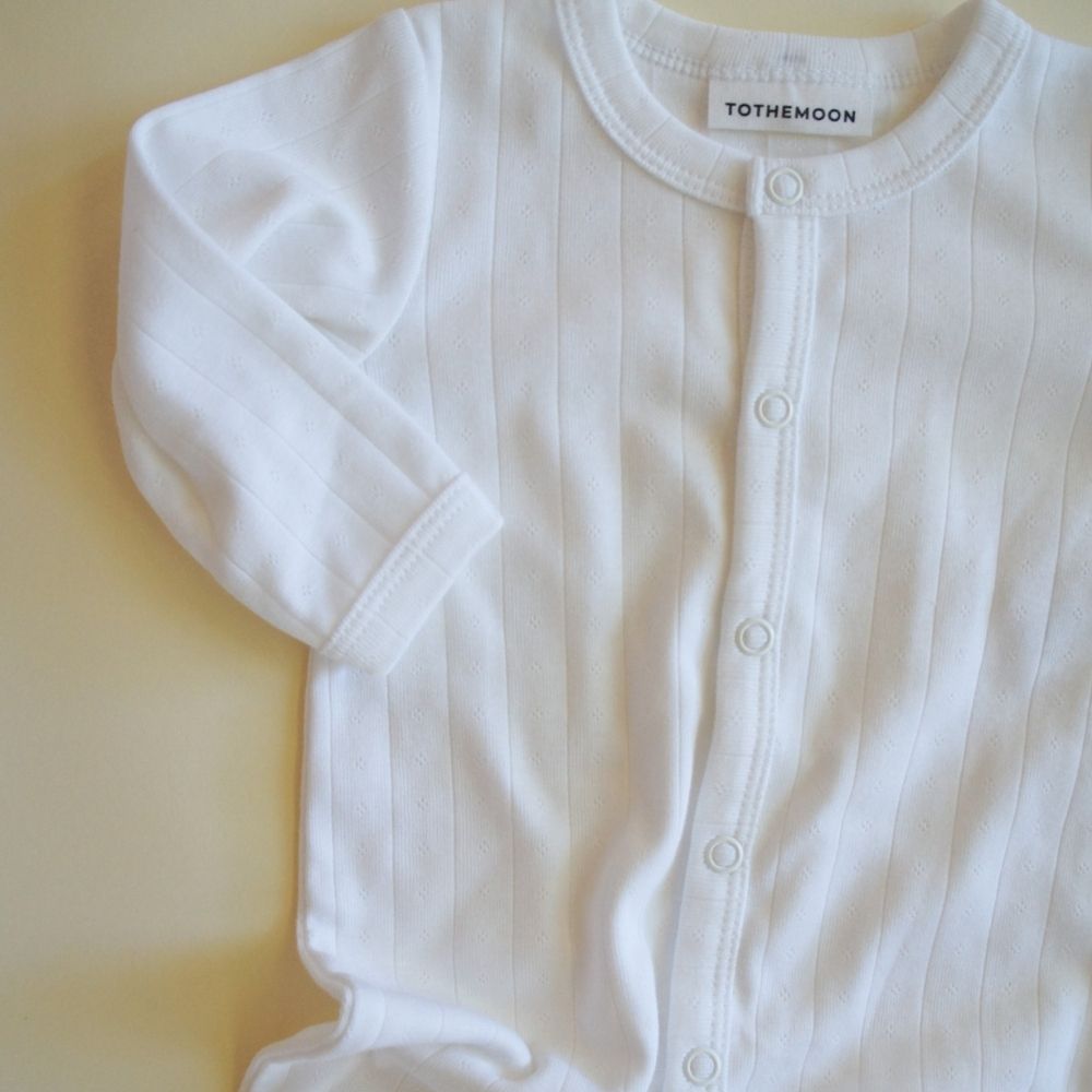 Jumpsuit - Organic cotton - Pointelle