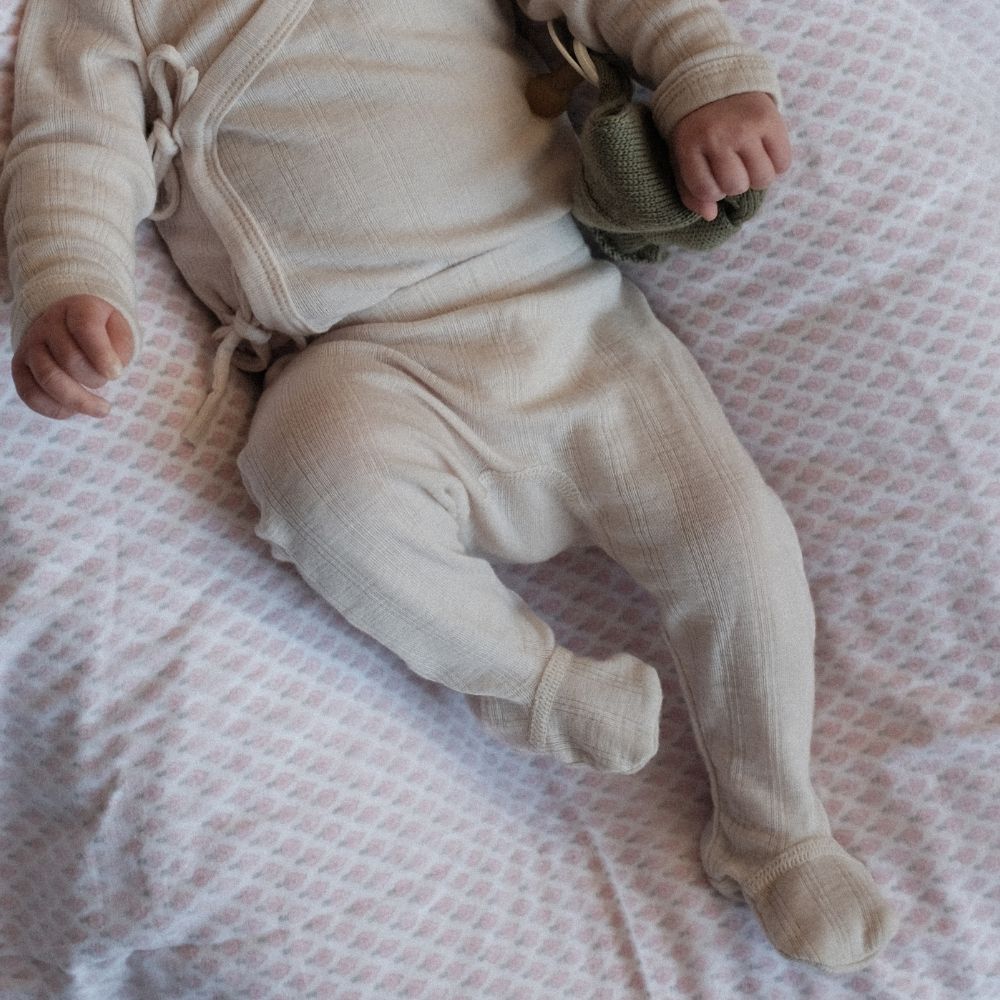 Tothemoon ☾ Tothemoon ☾ - Footed baby pants - 100% Wool - Moonbeam Clothing 50