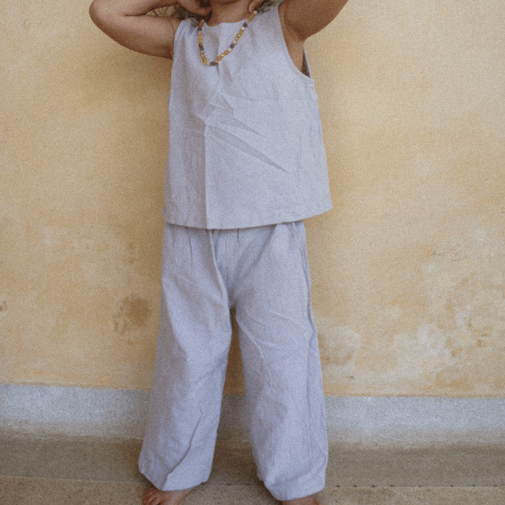 Tothemoon ☾ Tothemoon ☾ - Tony pants - 100% Cotton - Handmade in Holland Dark Olive / 1Y