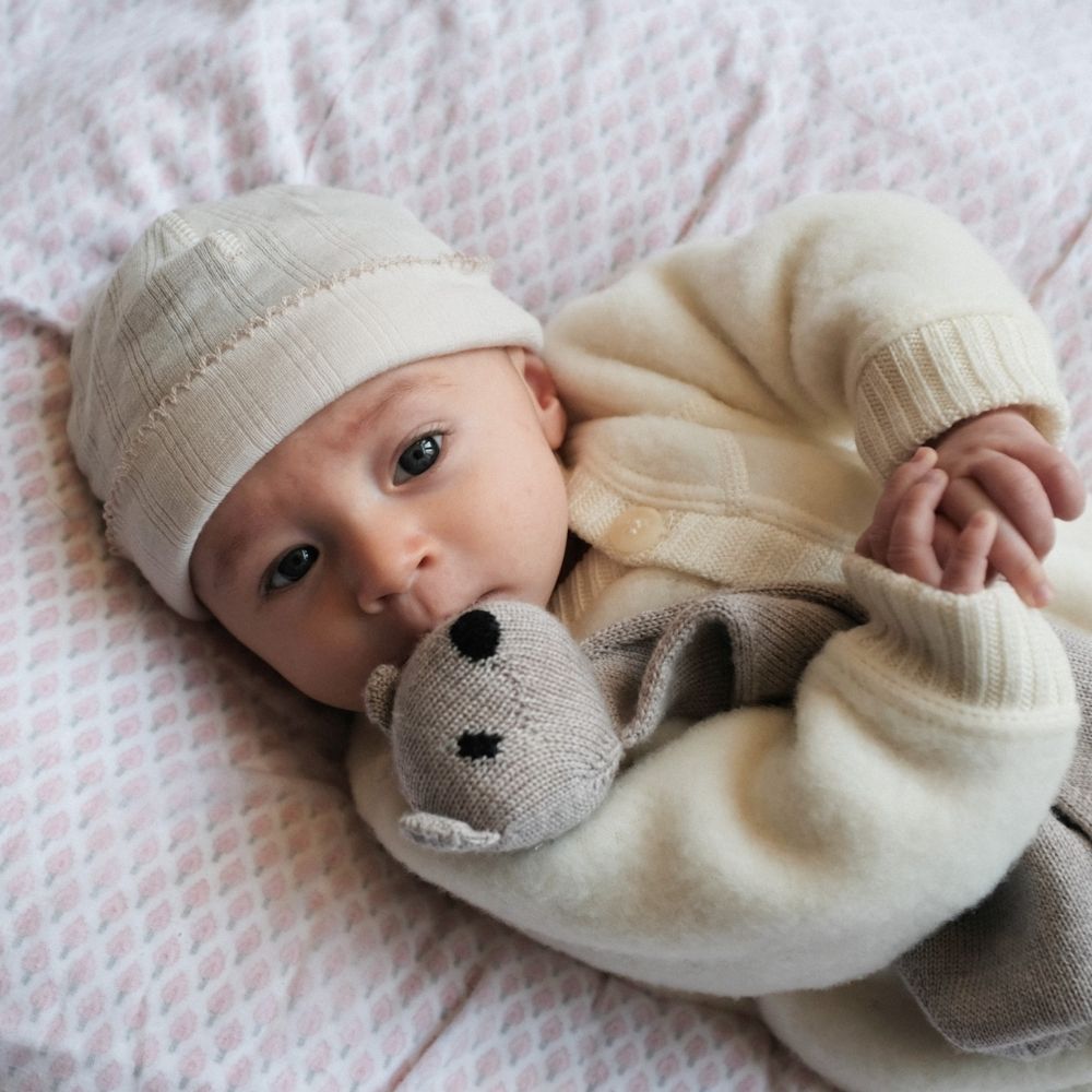 Tothemoon ☾ Tothemoon ☾ - Newborn Beanie - 100% Wool - Moonbeam Clothing 34cm