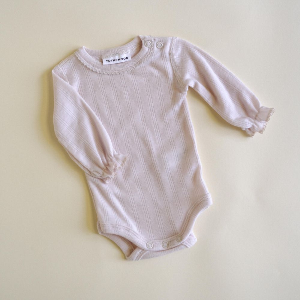 Tothemoon ☾ Tothemoon ☾ - Body - Long sleeve - Piquette Endings - 100% Wool - Moonbeam Clothing 50