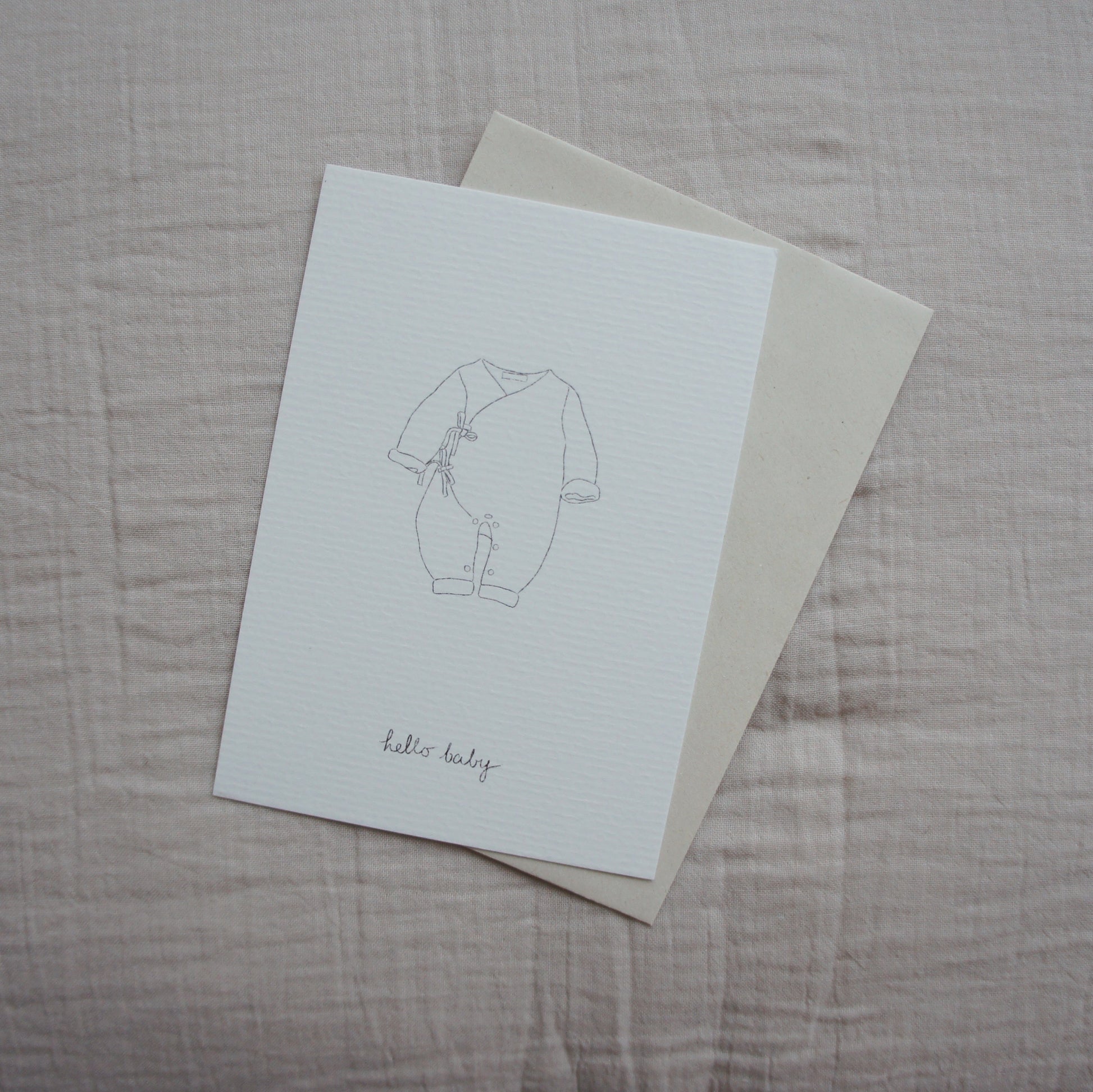 Tothemoon ☾ Post card - Hand-drawn - Designs for every moment Beddengoed Hello baby